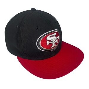NFL San Francisco 49ers Red & Black Cap 🧢❤️🖤🏈